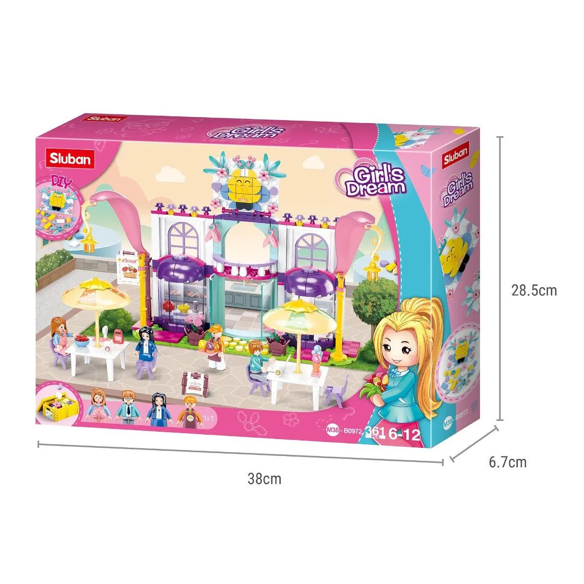 Sluban Girls Dream-Bar Building Blocks For Ages 6 