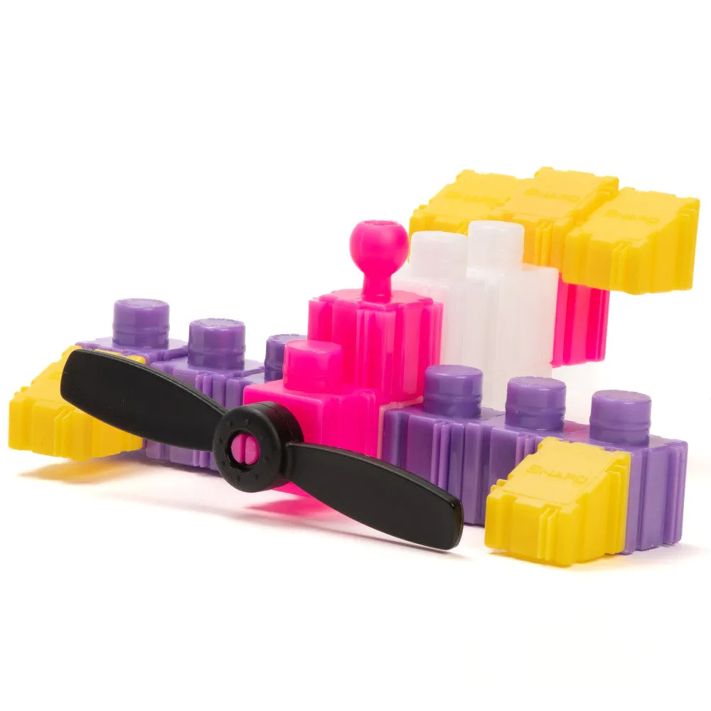 Snapo Unicorn Creator Kit 200-Piece - Pastel Dream Building Blocks