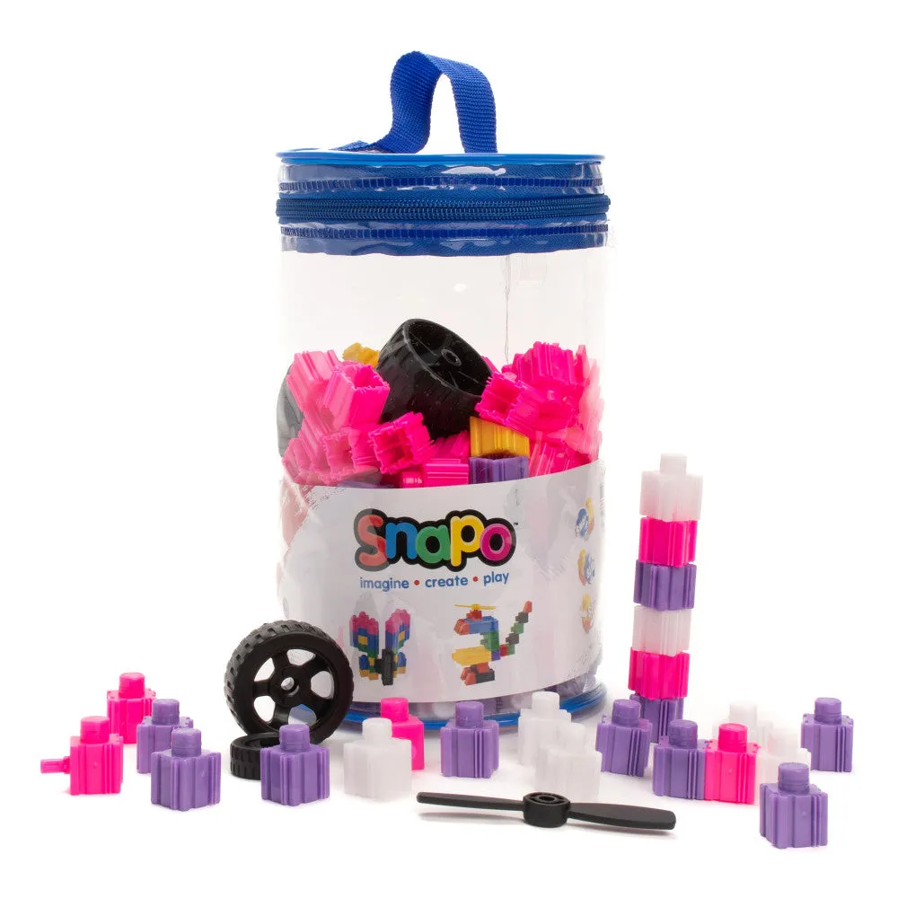 Snapo Unicorn Creator Kit 200-Piece - Pastel Dream Building Blocks
