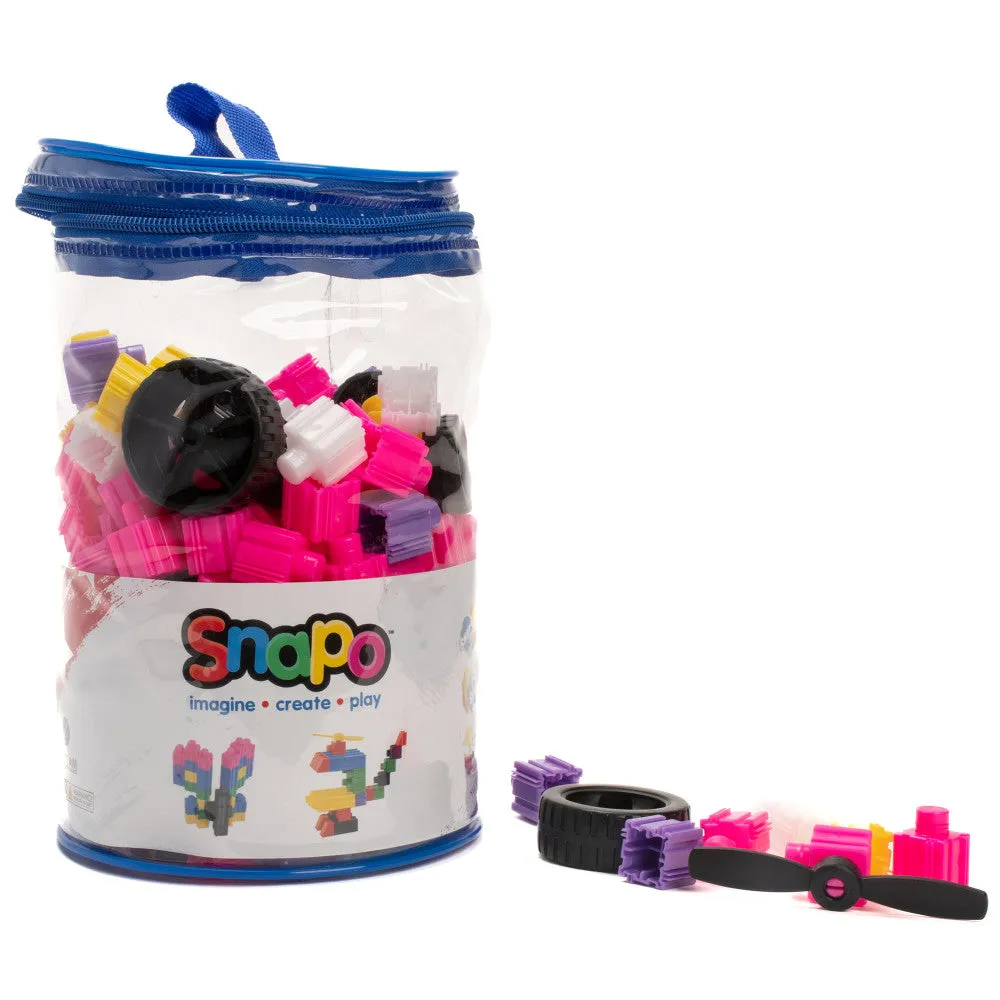 Snapo Unicorn Creator Kit 200-Piece - Pastel Dream Building Blocks
