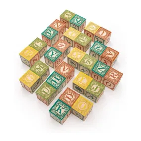 Spanish Wooden Alphabet Blocks