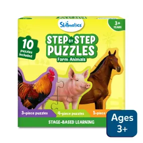 Step by Step Puzzle: Farm Animals (ages 3 )