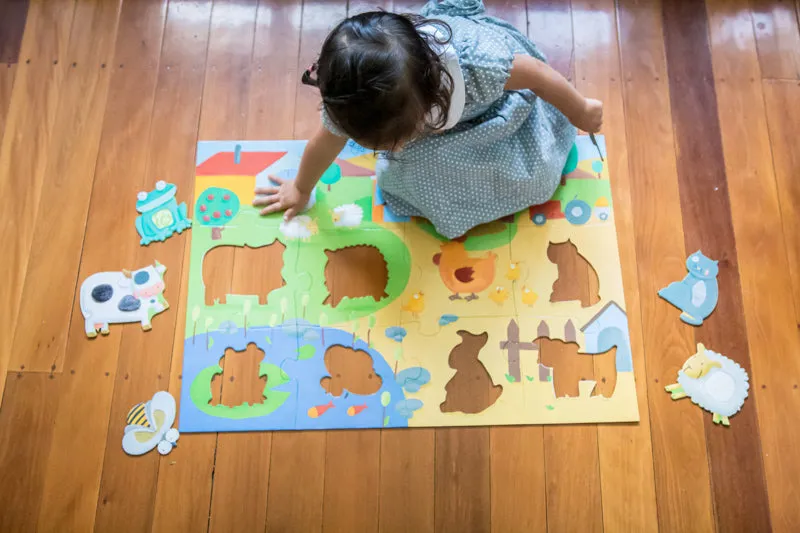 Tactile Farm 20pc Giant Puzzle for Toddlers