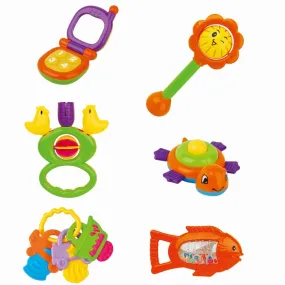 Tanny Toys Baby Rattle- Six Sets