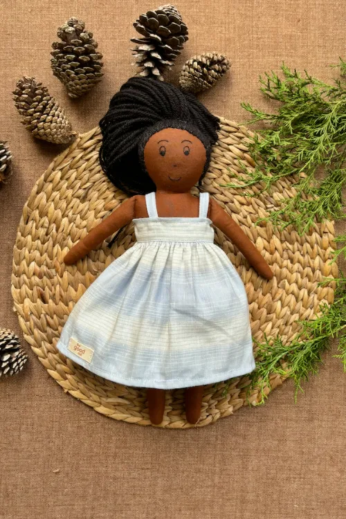The Good Gift, Single Doll,Bindiya, Cotton Fabric Toy