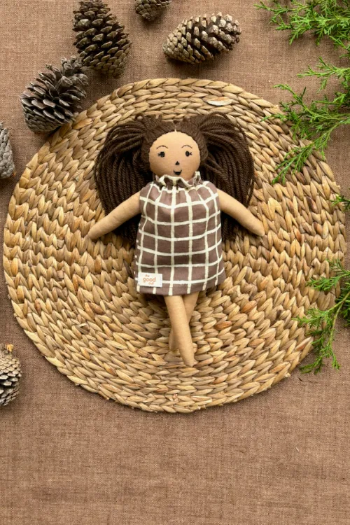 The Good Gift, Single Doll,Farah, Cotton Fabric Toy