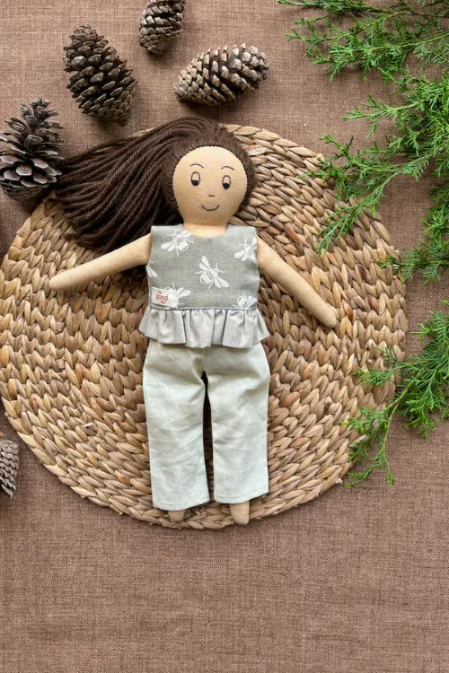The Good Gift, Single Doll,Manorath, Cotton Fabric Toy