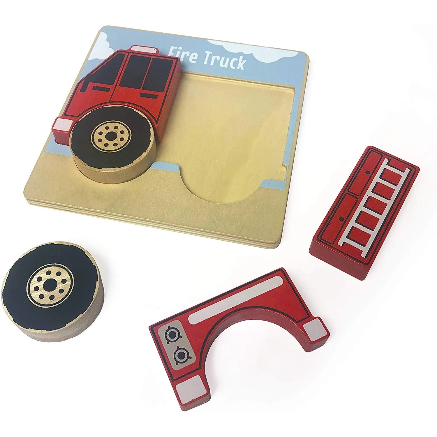 Toy Trucks Wooden Puzzle