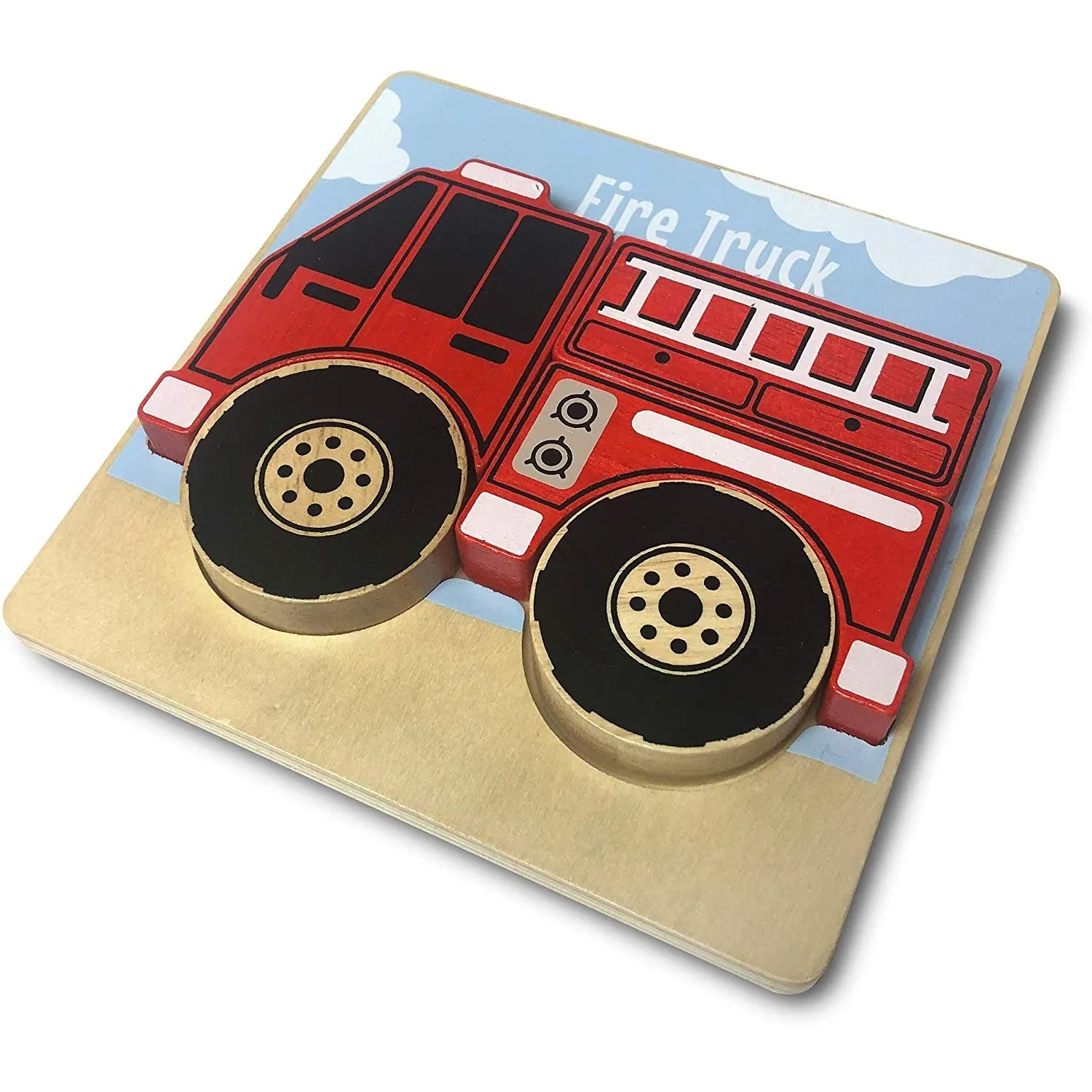 Toy Trucks Wooden Puzzle