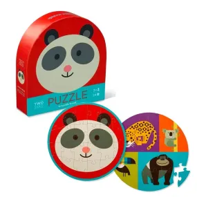 Two Sided Puzzle - Panda Friends (24pc)