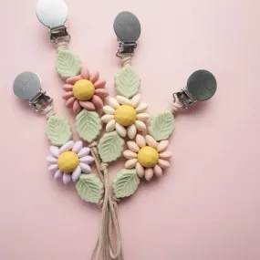 Wildflower Pacifier Clip