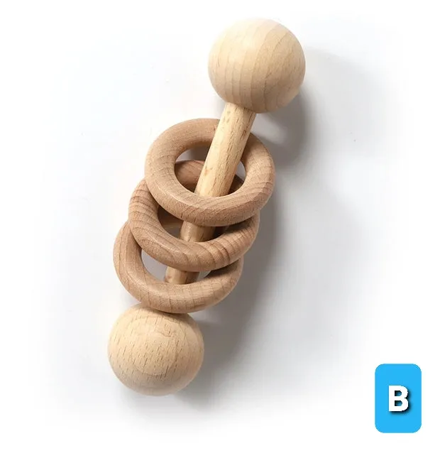 Wooden Montessori Rattles