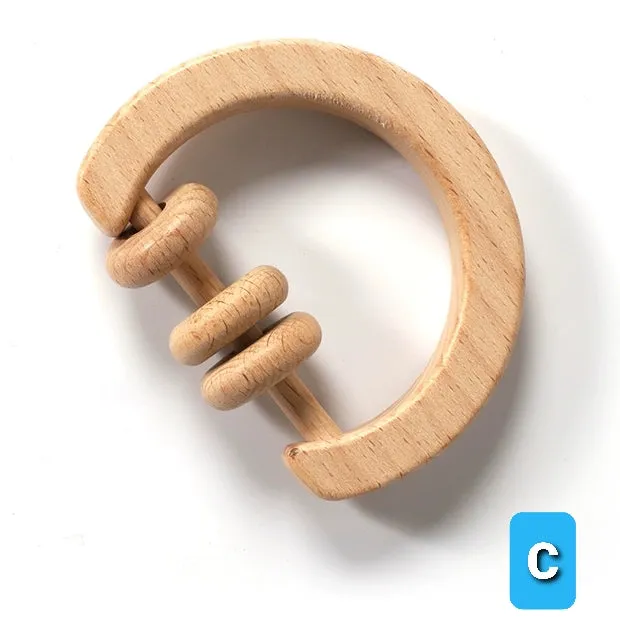 Wooden Montessori Rattles
