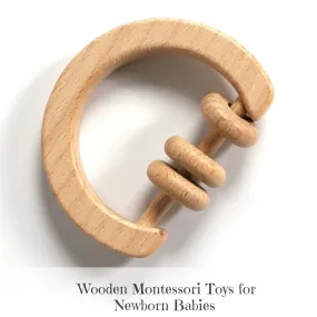 Wooden Montessori Rattles