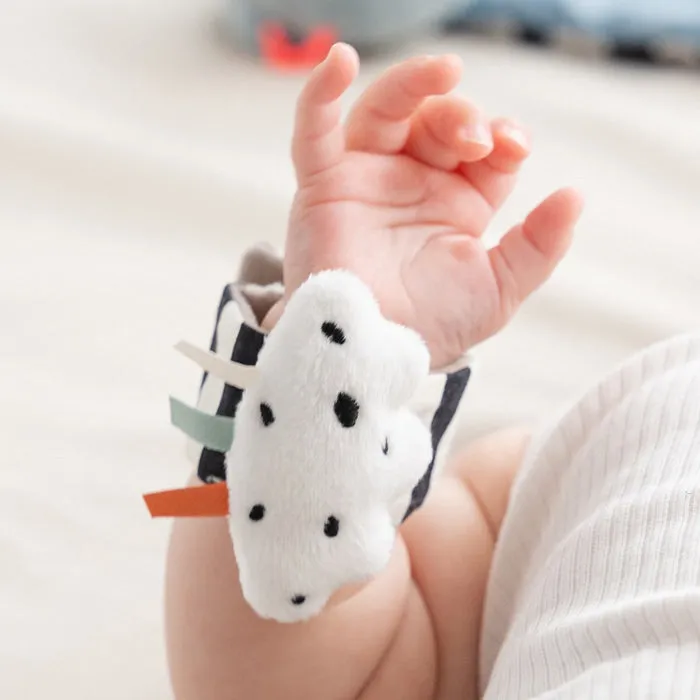 Wrist Rattle (2pk) - Happy Cloud